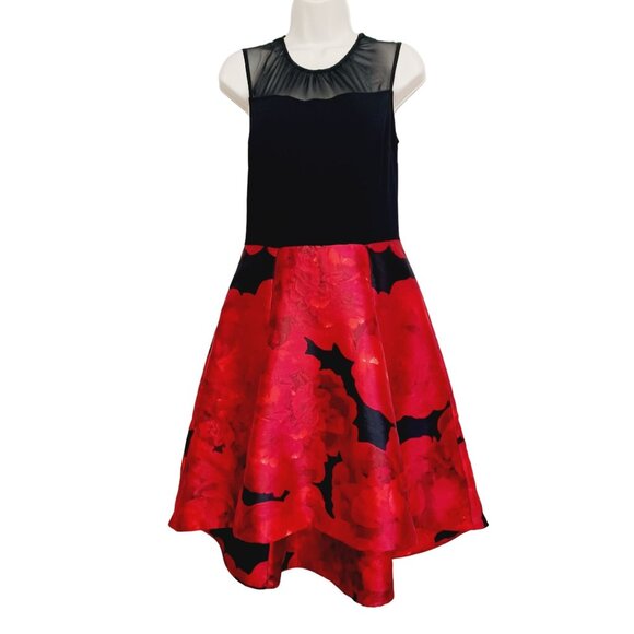Alexa B Dresses & Skirts - Alexa B Women's Cocktail Dress Sleeveless Black-Red Color Size 6 Zip